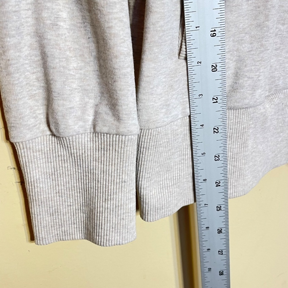 Banana Republic Light Gray Shawl Collar Sweatshirt - Picture 6 of 7